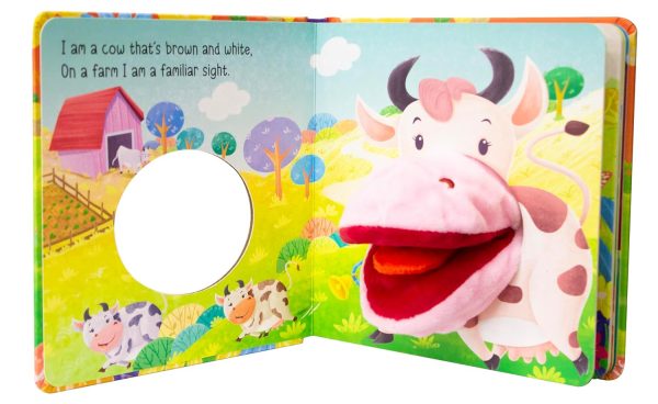 Singing Cow Hand Puppet Book for Children