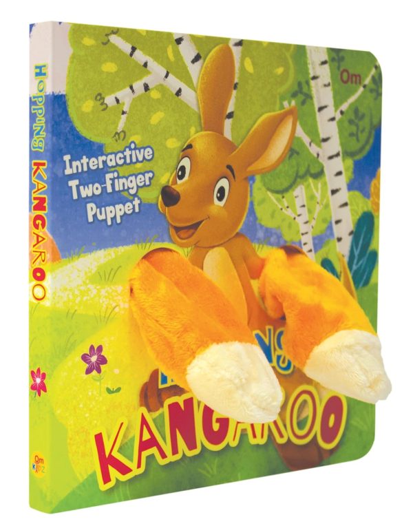 Hopping Kangaroo Finger Puppet Book for Children