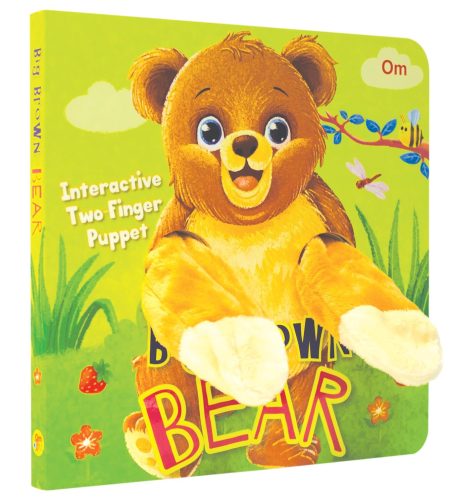 Big Brown Bear Finger Puppet Book for Children