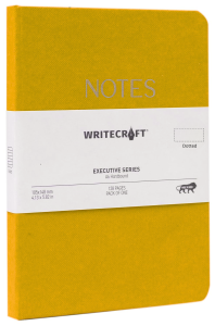 WriteCraft Executive Series Notebook with Round Corner | A6 Hardbound | 128 Dotted Pages | Pack of 1 - Sunrise
