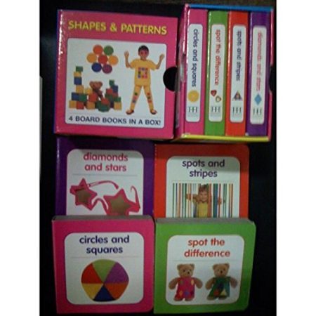 SHAPES & PATTERNS 4 BOARD BOOKS IN A BOX
