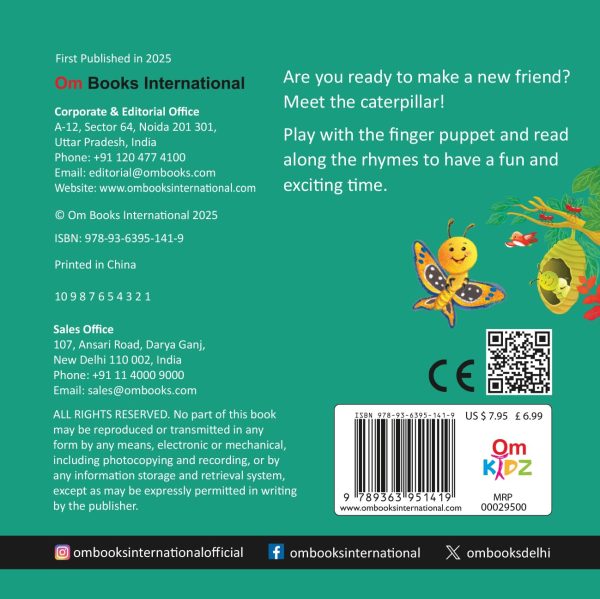 Caterpillar Finger Puppet Book
