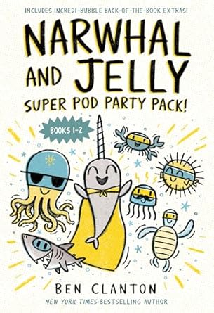 NARWHAL AND JELLY: SUPER POD PARTY PACK!