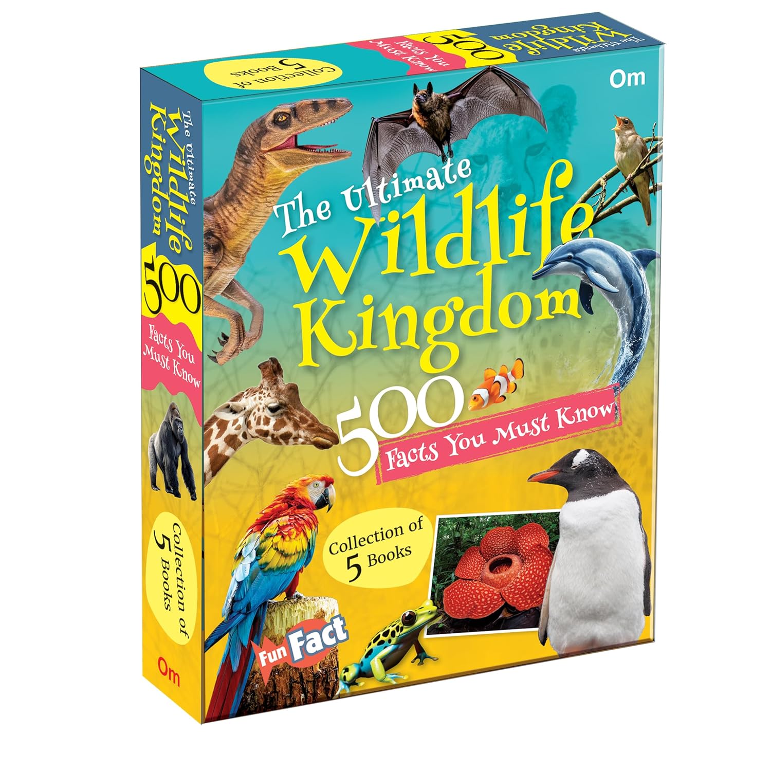 The Ultimate Wildlife Kingdom 500 Facts You Must Know - Collection of 5 Books