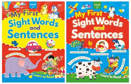 My First Sight Words and Sentences Level - 1 and 2 ( Set of 2 books)