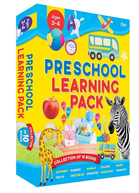Preschool Learning Pack for Kids: Learning Activities for Children | Collection of 10 Activities Book | 2+ Age