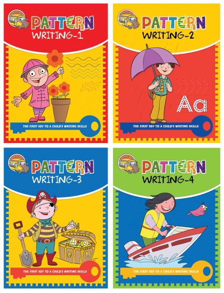 Pencil Control - Pattern Writing: Practice books for kids ( set of 4 books)