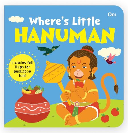 Where's Little Hanuman | Lift-the-Flap Felt Book for Toddlers