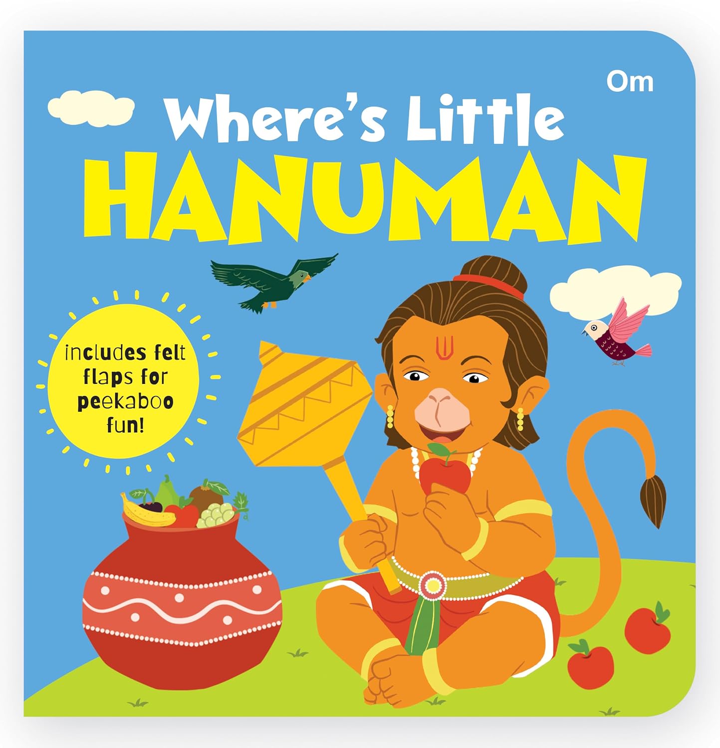 Where's Little Hanuman | Lift-the-Flap Felt Book for Toddlers