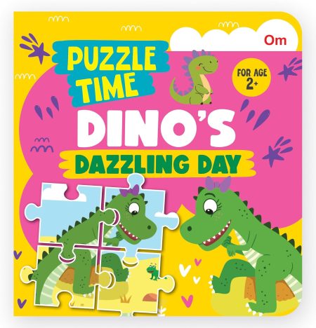 Puzzle Play Time: Play Dino's Dazzling Day | Jigsaw Puzzle & Story Book for Kids