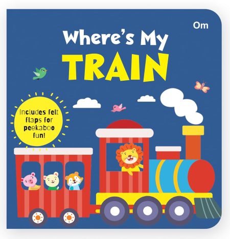 Where's My Train | Lift-the-Flap Felt Book for Toddlers