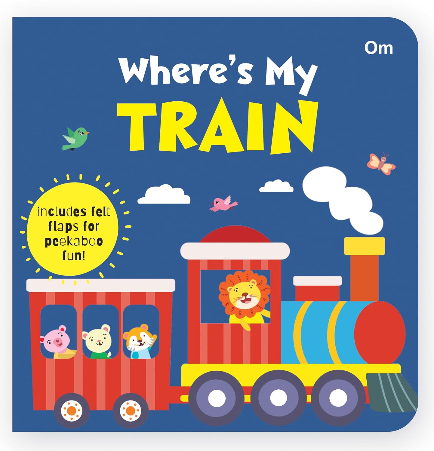 Where's My Train | Lift-the-Flap Felt Book for Toddlers