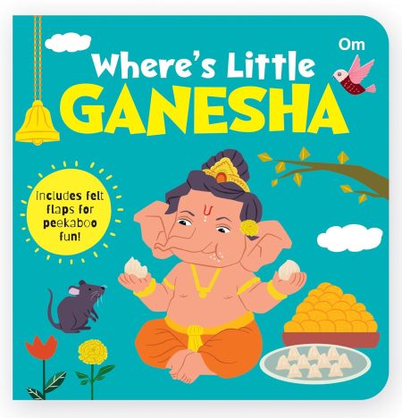 Where's Little Ganesha | Lift-the-Flap Felt Book for Toddlers