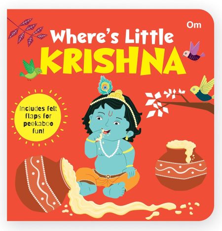 Where's Little Krishna | Lift-the-Flap Felt Book for Toddlers