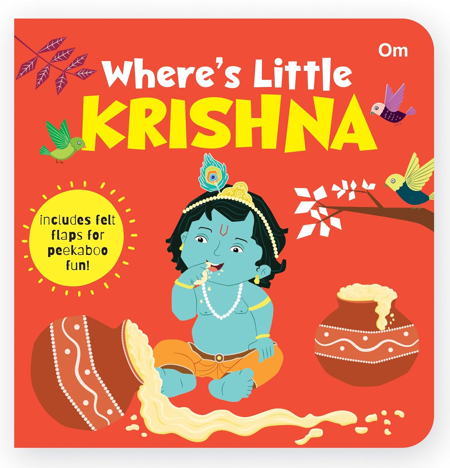 Where's Little Krishna | Lift-the-Flap Felt Book for Toddlers